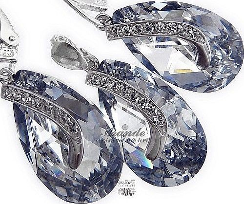 Arande Swarovski Special Komplet Comet Senti Srebro 3510928682