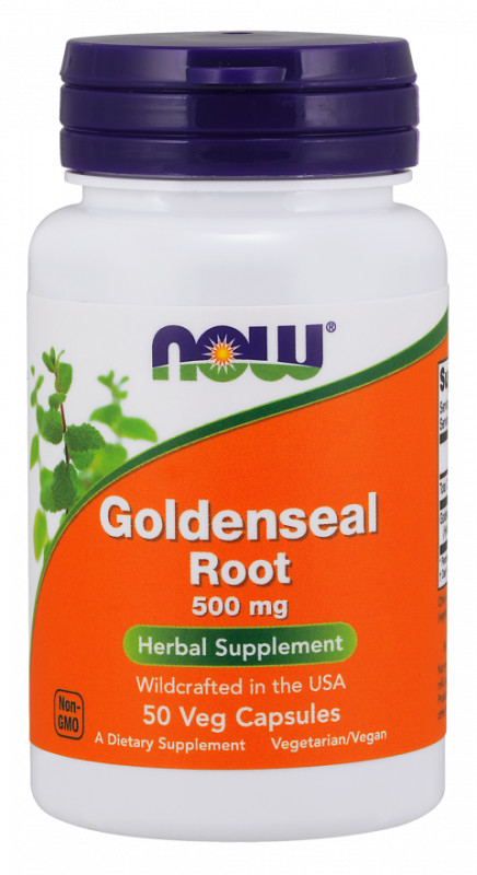 Now Foods Goldenseal Root - Gorzknik Kanadyjski 500 mg (50 kaps.)