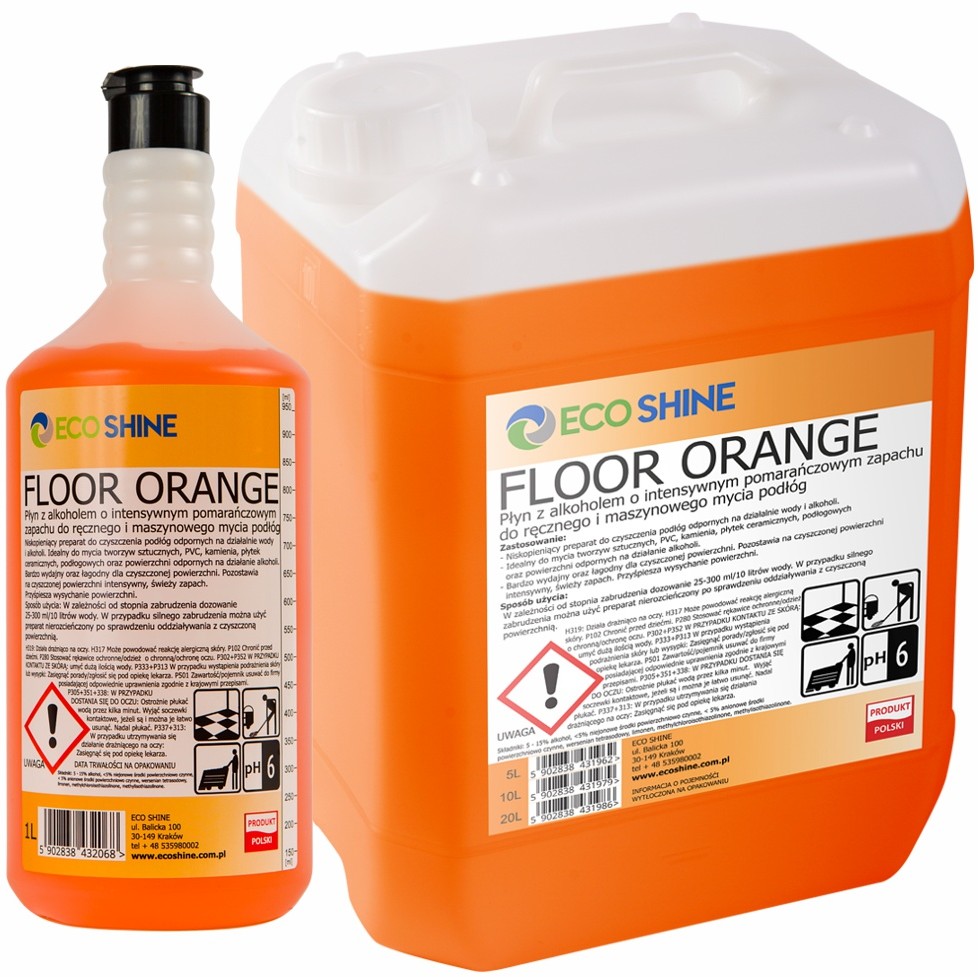 Eco Shine Floor Orange, Koncentrat!- 5l