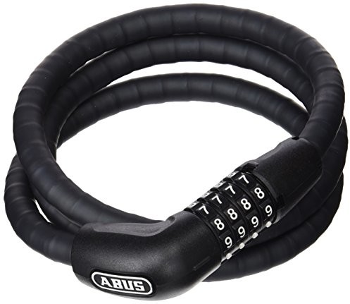 Abus zapięcie rowerowe 6615 °C/120/15 BK, Black, One Size, 13780 8 13780-8