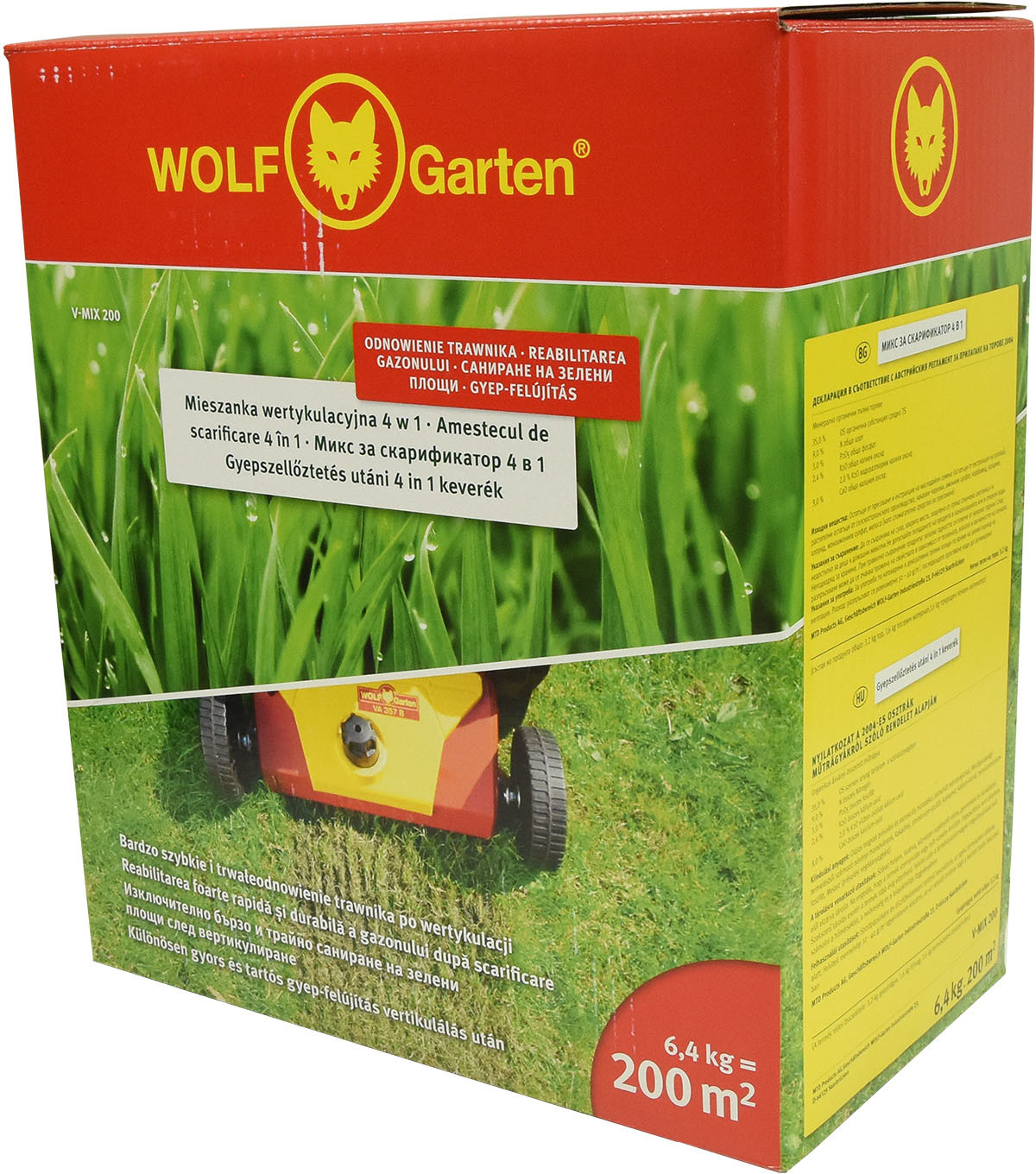 Wolf-Garten Mieszanka Wertykulacyjna 4 w 1 (trawa + nawozy) 6,4 kg/200m2 (3851835)