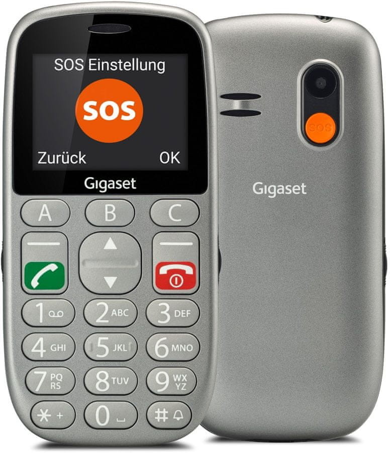Gigaset GL390 Dual Sim Szary