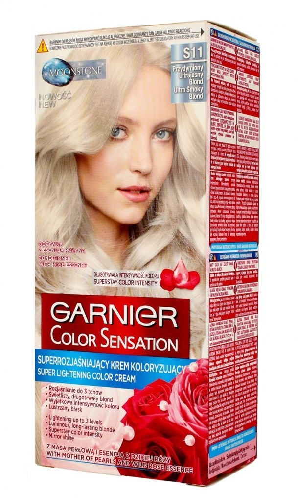 Garnier Color Sensation Krem koloryzujący S 11 Przydymiony Ultrajasny Blond 1op. 109530