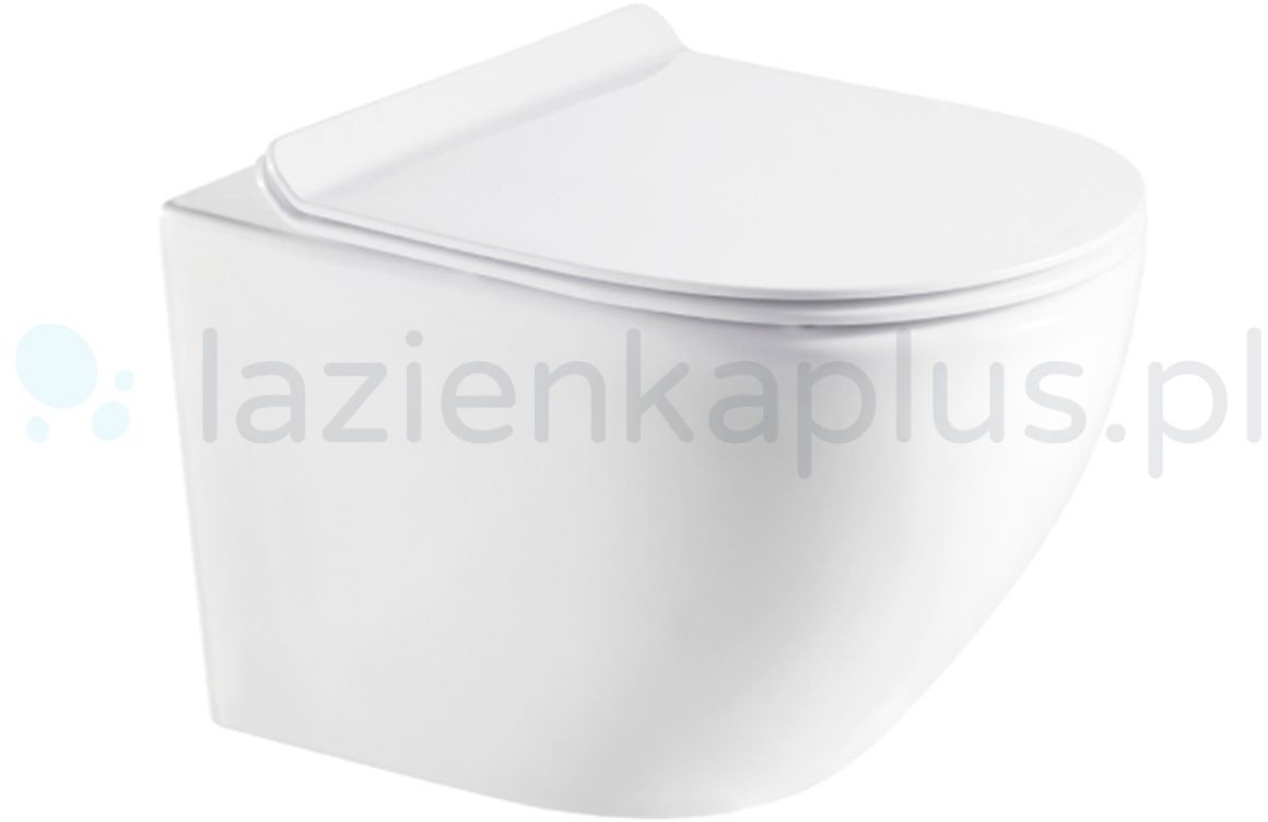 Hagser Hagser Beno zestaw miska + deska wolnoopadająca biały HGR10000042 HGR10000042