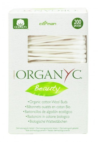 Organyc Patyczki kosmetyczne z bio-bawełny 200 szt. GreenLine-1267-uniw