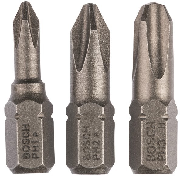 Bosch BITS ST PZ1.2.3 25MM STANDARD 3STK 2609255967