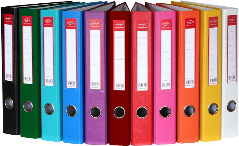 Titanum Segregator dźwigniowy A4 fiolet