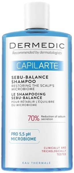 Biogened CAPILARTE SEBU-BALANCE Szampon przywracający równowagę mikrobiomu skóry 300ml