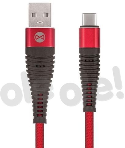 Forever Shark USB-C czerwony 2220897