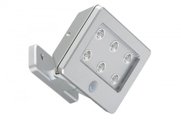 Briloner Lampka zewnętrzna LED z czujnikiem, tytan, 6x LED 0,06W 2276-061 2276-061 (2276-06)
