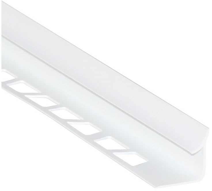 STANDERS Profil do glazury wewnetrzny ćwiercwałek PVC 8 mm / 2.5 m Biały zimny Standers