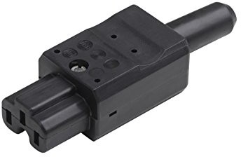 Meister heissgeraetestecker Czarny, 10 A, 7421990