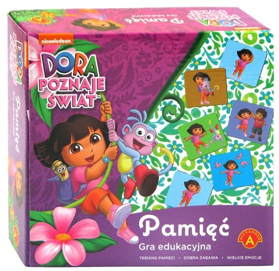 Alexander Układanka pamięciowa DORA POZNAJE ŚWIAT dla dzieci GA-913