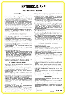 IAE06 Instrukcja BHP przy obsłudze suwnicy