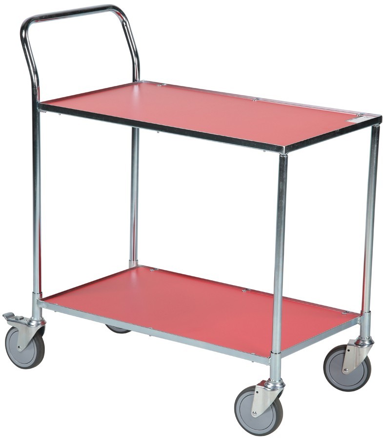 intra.se Swedmach Wózek Platformowy 425X765 Czerwony