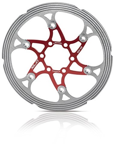 XLC BR-X59 CNC pierścień trący tarcza hamulcowa, wielokolorowa 2500322520_Rot/Silber_Durchmesser 203 mm