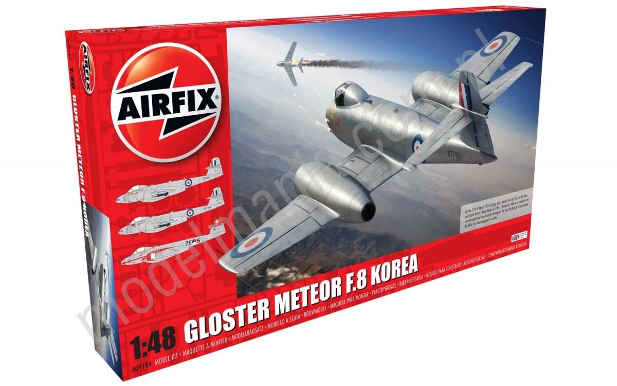 AirFix Myśliwiec Gloster Meteor F8, Korean War 09184