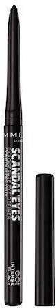 Rimmel Scandaleyes Exaggerate wodoodporna miękka kredka do oczu 001 Intense Black 0.35g 99310-uniw