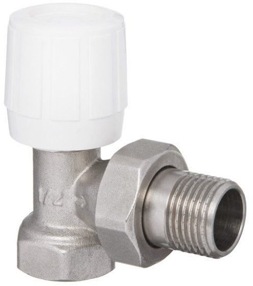 unimet ZAWÓR GRZEJNIKOWY ZE ŚRUBUNKIEM DO RUR STALOWYCH KĄTOWY 1/2