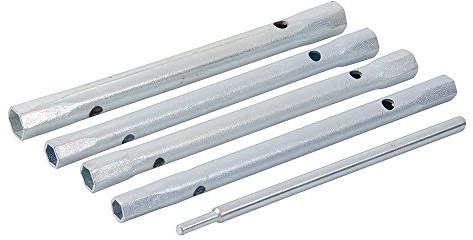 Silverline 395020 5-elementowy komplet kluczy nasadowych typu T, rozmiary: 8/9, 9/11, 10/11, 12/13 mm 395020