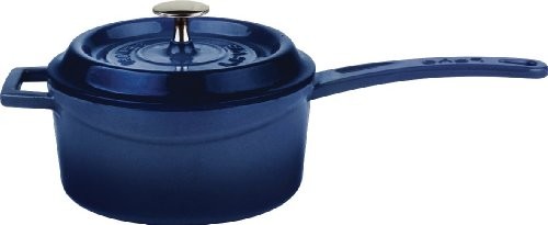 LAVA Cookware Lava Cookware LV Y SOS 16 K2 patelnia, SOS Integral metalowe uchwyty, średnica 16 cm, żeliwo, niebieski LV Y SOS 16 K2