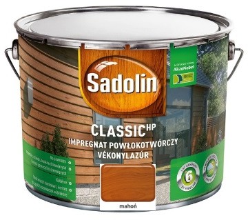 Sadolin CLASSIC HP- impregnat do drewna, maho$118, 9 l