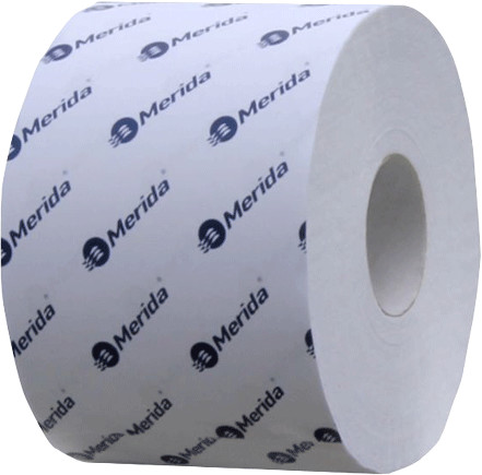 Merida Papier toaletowy Optimum 18 szt 2 warstwy 68 m średnica 13.5 cm biały makulatura