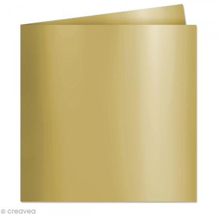 Clairefontaine 2126 °C pyłki Pack 25 kartek składanych 16 x 16 cm, złoto 2191C