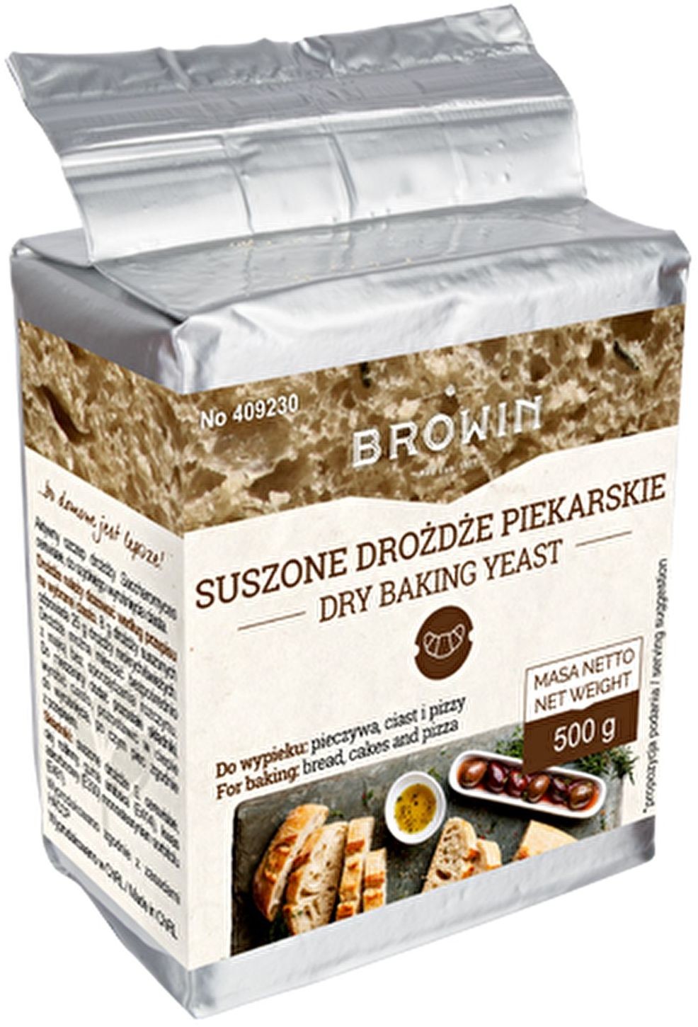 Browin Suszone drożdże piekarskie 500g