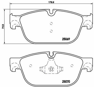 BREMBO P 61 115 P 61 115
