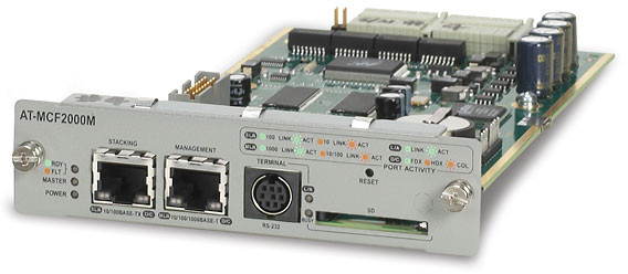 Allied Telesis SNMP Management module for the AT-MCF2000 & AT-MCF2300 AT-MCF2000M