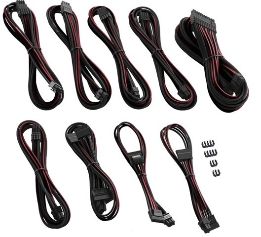 CableMod PRO C-Series Kit AXI,HXI black/bl ModMesh (CM-PCSI-FKIT-NKKBR-R)