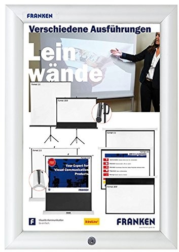 Franken bs1901 A4 gablotka ramka wymienna Security zamykane na klucz, 27.2 x 35.9 x 1.7 cm BS1901