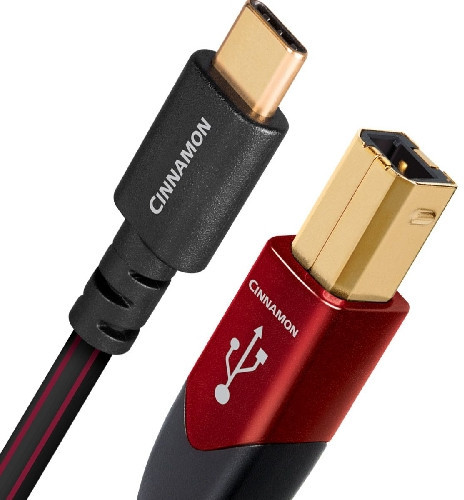 AudioQuest Cinnamon 1.5m kabel USB B do USB C