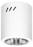 Orno plafon techniczny Korin 13 E27 stal biały 13,5cm OR-OD-6180WE27
