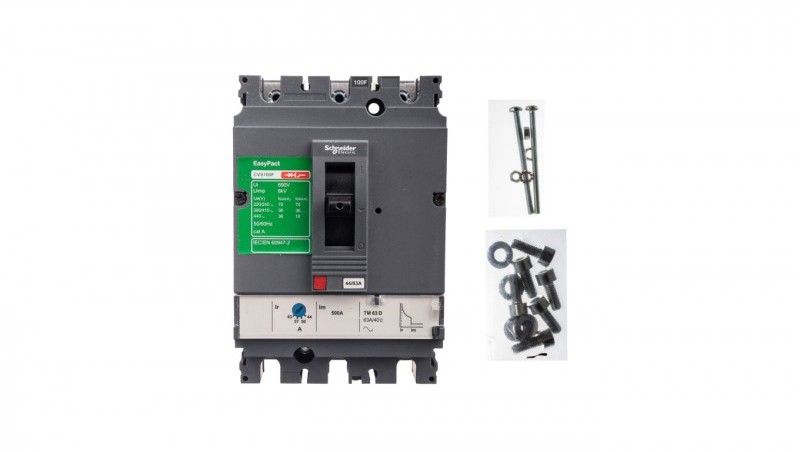 Schneider ELECTRIC Wyłącznik mocy 63A 3P 36kA EasyPact CVS100 TM63D LV510335 LV510335