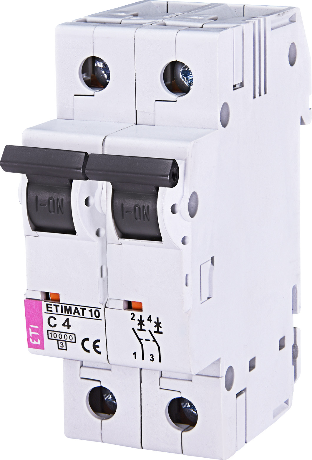 ETI Wyłącznik-nadprądowy-ETIMAT-10-2P-C-4A-10kA 2138710