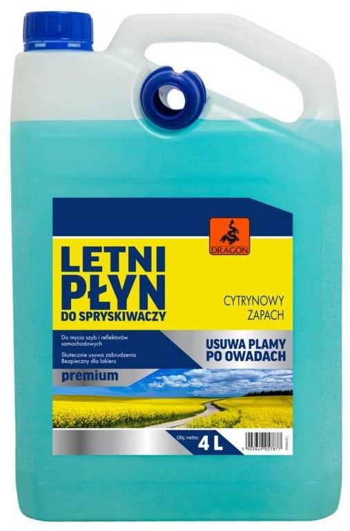 Dragon Płyn do spryskiwaczy 4 l letni
