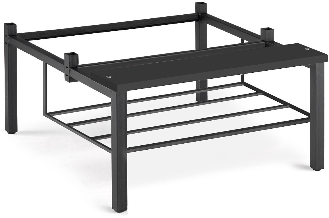 AJ Produkty Nóżki do szaf z ławeczką i półką na obuwie, 600 mm, czarny