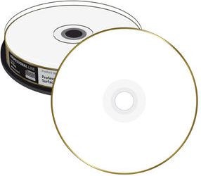 MediaRange CD-R 700MB/80min TRUE GOLD Ink.Print.10pcs - MRPL511