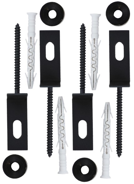 Polbram Steel Group Łącznik typu O Steel Group 18 x 10 x 3 cm czarny ocynk 4 szt.