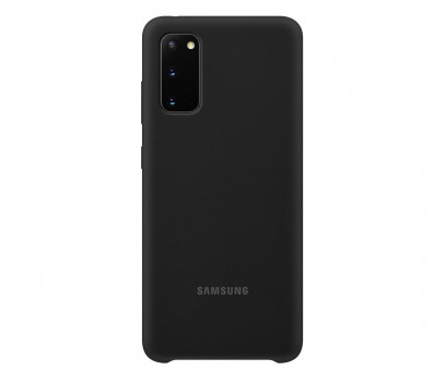 Samsung Etui Silicone Cover do Galaxy S20 Czarny EF-PG980TBEGEU