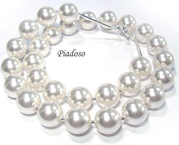 Swarovski Arande naszyjnik DUŻE PERŁY =8 kolorów=- 1176868772