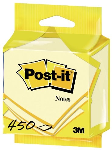 Post-it Post-It Notes na w konkurencyjnej kostka Promo Pack, 70 G/M2, 76 X 76 MM, 2 X 450 arkuszy, Gelb2 5426GB