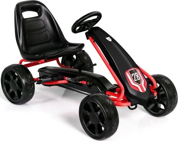 Costway Gokart 4-kołowy na pedały dla dzieci TY326024BK