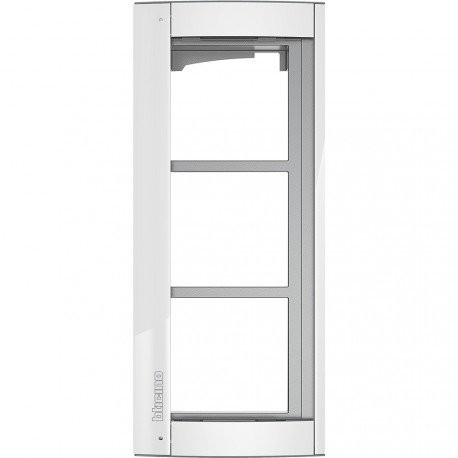 Legrand ramka osłonowa moduł 3 Module łącznie z nośnika Sfera, aluminium allwhite, biały, 350232 350232