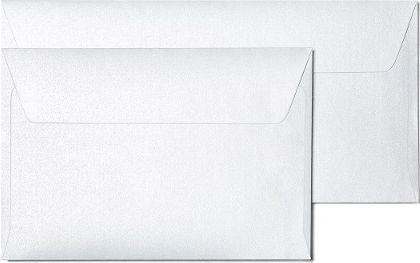 Koperta ozdobna 70x110mm 120g/m2 MILLENIUM biała 10szt. /282401/ AR566
