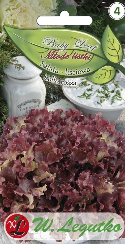 Legutko sp. z o.o Nasiona Baby Leaf, Sałata liściowa Lollo rossa