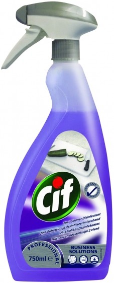 CIF Professional 2w1 Cleaner Disinfectant 750ml do dezynfekcji