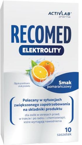 UNIPRO SP. Z O.O. RecoMed Elektrolity smak pomarańczowy 10 saszetek 3863561